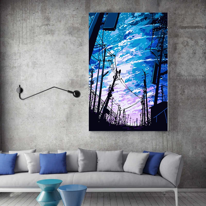 Paint by numbes художественная живопись по номерам произведение искусства небо