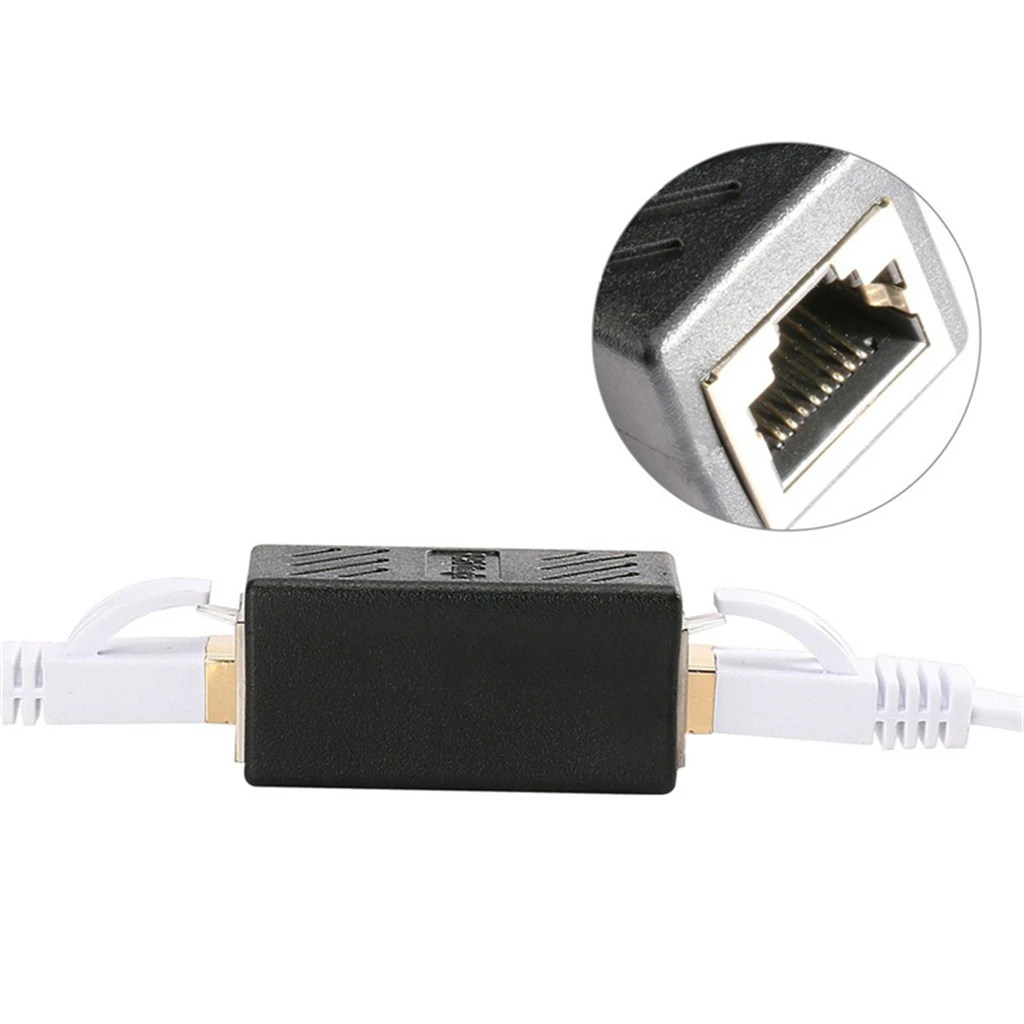 

Prettyia Network Ethernet LAN Inline Connector Adapter Coupler Extender