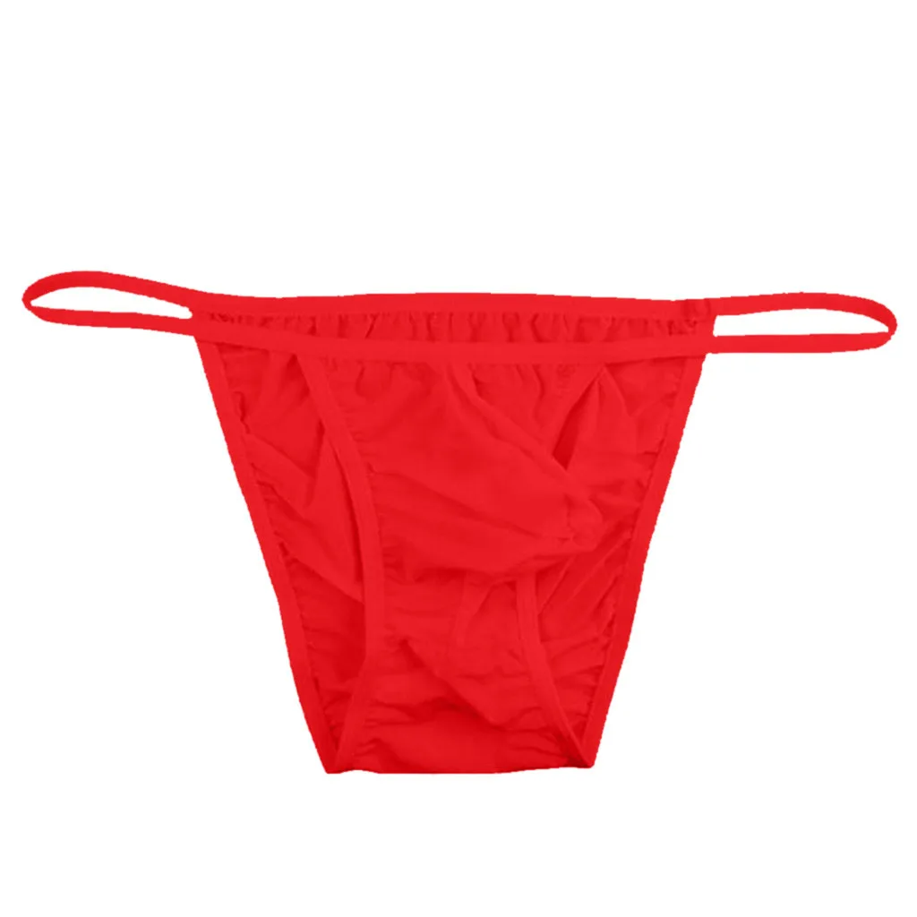 

male silk sexy underwear men briefs seamless Bulge Pouch breathable thin section tide Shorts Panties men bikini slip homme N50