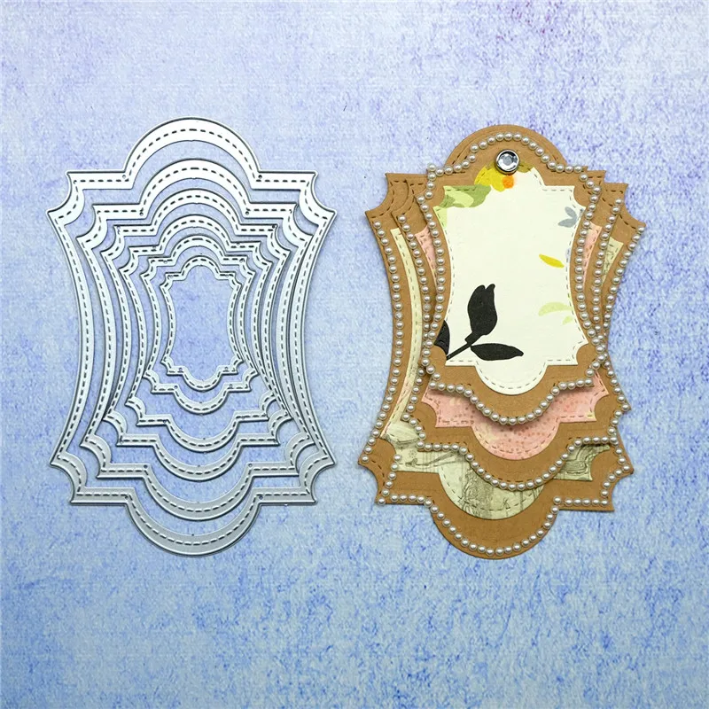 Eastshape пустотелая рамка фоновые штампы металлические для сделай сам Скрапбукинг