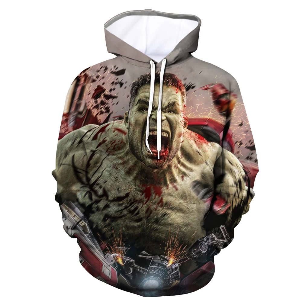 Новинка 2019 толстовки унисекс с 3D принтом мстители Супергерои в стиле хип хоп
