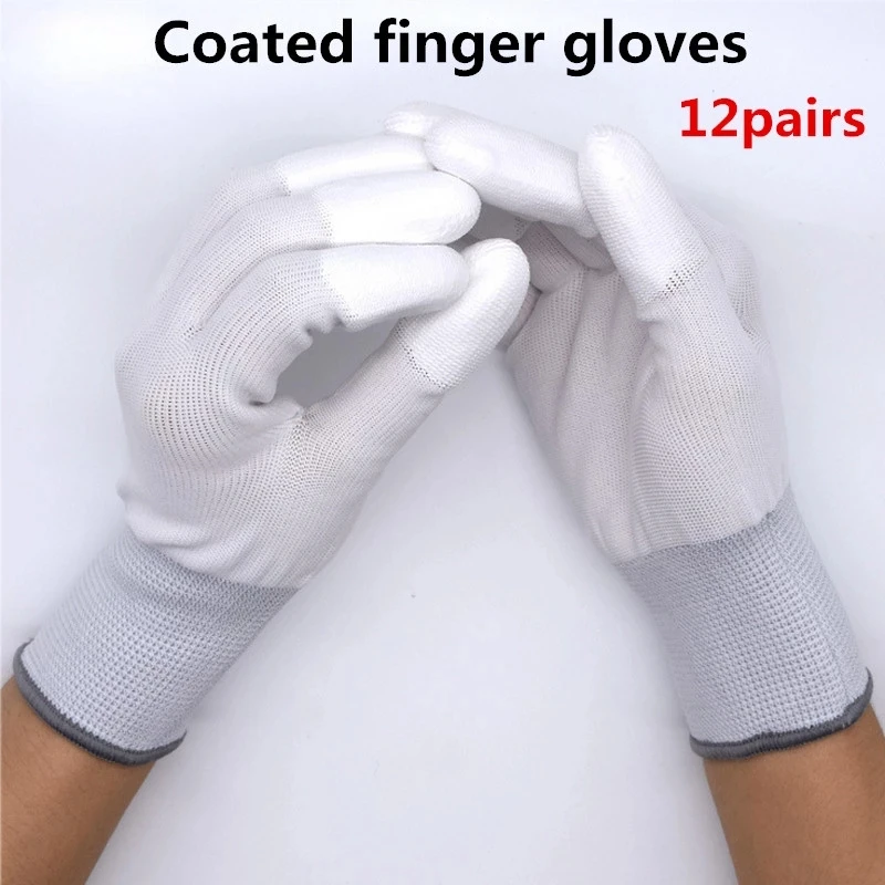 

Carbon Fiber Gloves PU Lnsulation Coating Finger Protective Electronic Working Gloves Anti Static Gloves Phone Repair Tool