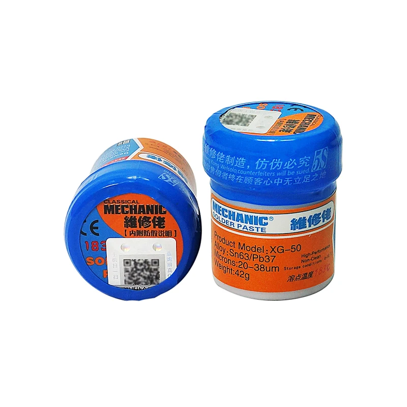 100% original Solder Flux Paste XG-50 42g SN63/Pb37 tin Soldering Tin Cream Welding Fluxes SMD | Инструменты