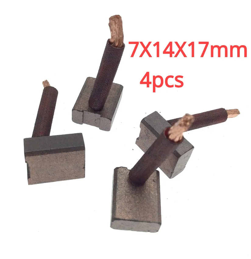 4 шт. 462 для Great Wall pickup starter motor electric carbon brush 7x14x17 мм|Запчасти стартеров| |