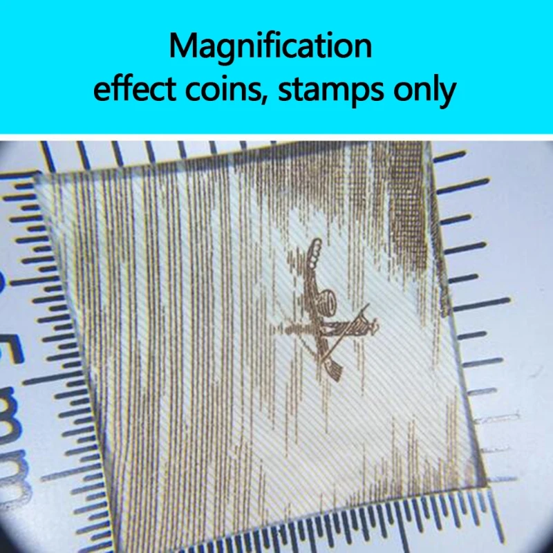 

Handheld Metal Magnifiers,10X Loupe Lens with Scale LED Light,Magnifying Glass for Textile Print Jewelry Bigger Vision