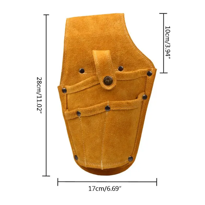 

2021 New Wearable Waist Pack Electric Drill Bag Screws Nails Drill Bit Pouch Bag