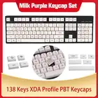Набор колпачков для клавиш XDA Profile PBT, 138 клавиш, сублимационные колпачки для 616487108 клавиш, проводная Беспроводная Механическая игровая клавиатура