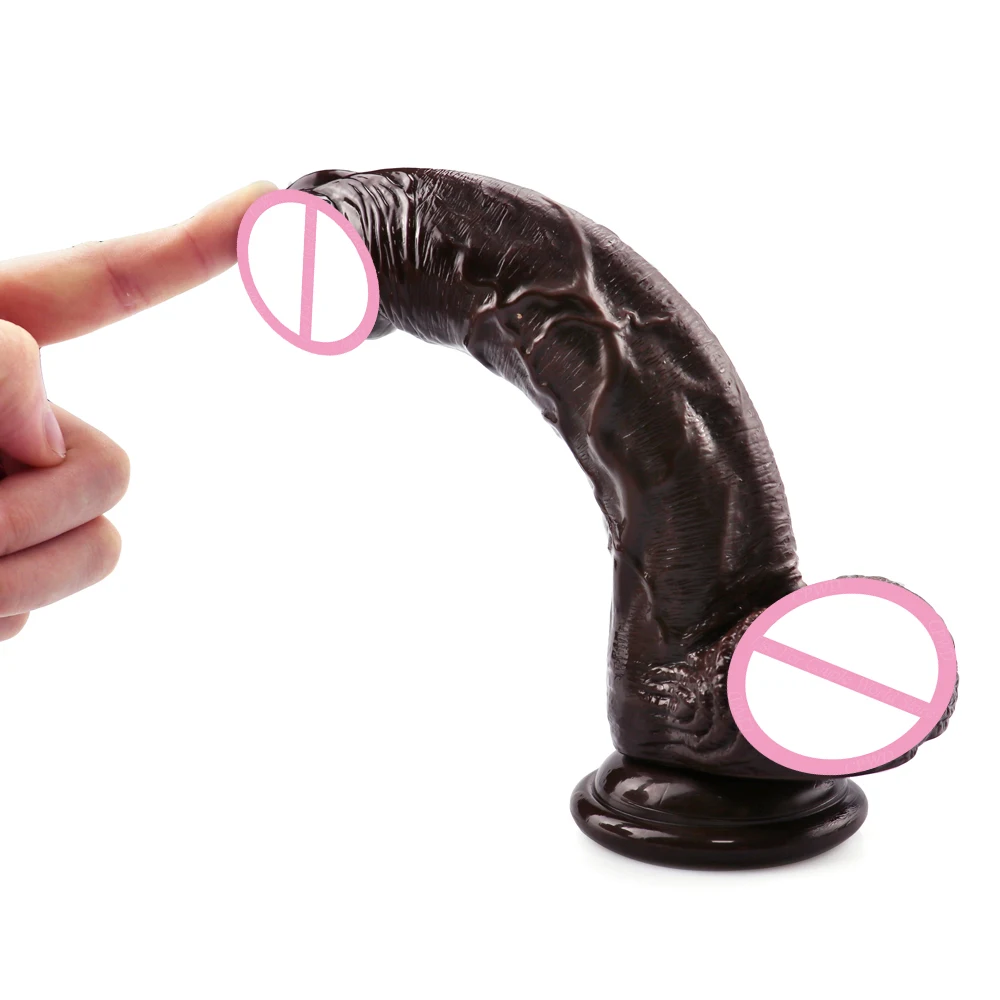 CPWD 9 Inch Super Realistic Big Dildo Flexible Penis Dick with Suction Cup Adult Products Female Masturbation Sex Toys for women | Красота и