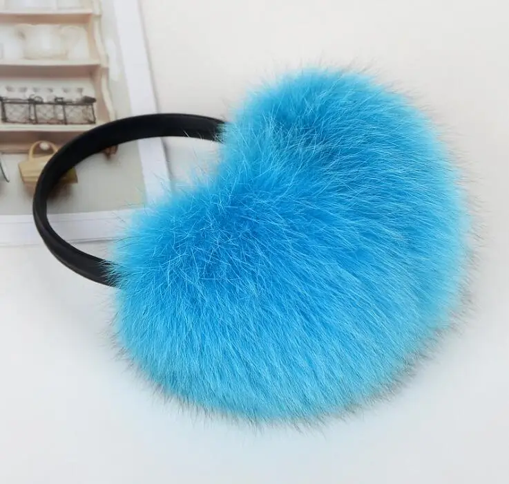 Женские теплые зимние наушники из натурального Лисьего меха 6 цветов|fur earmuffs|earmuffs