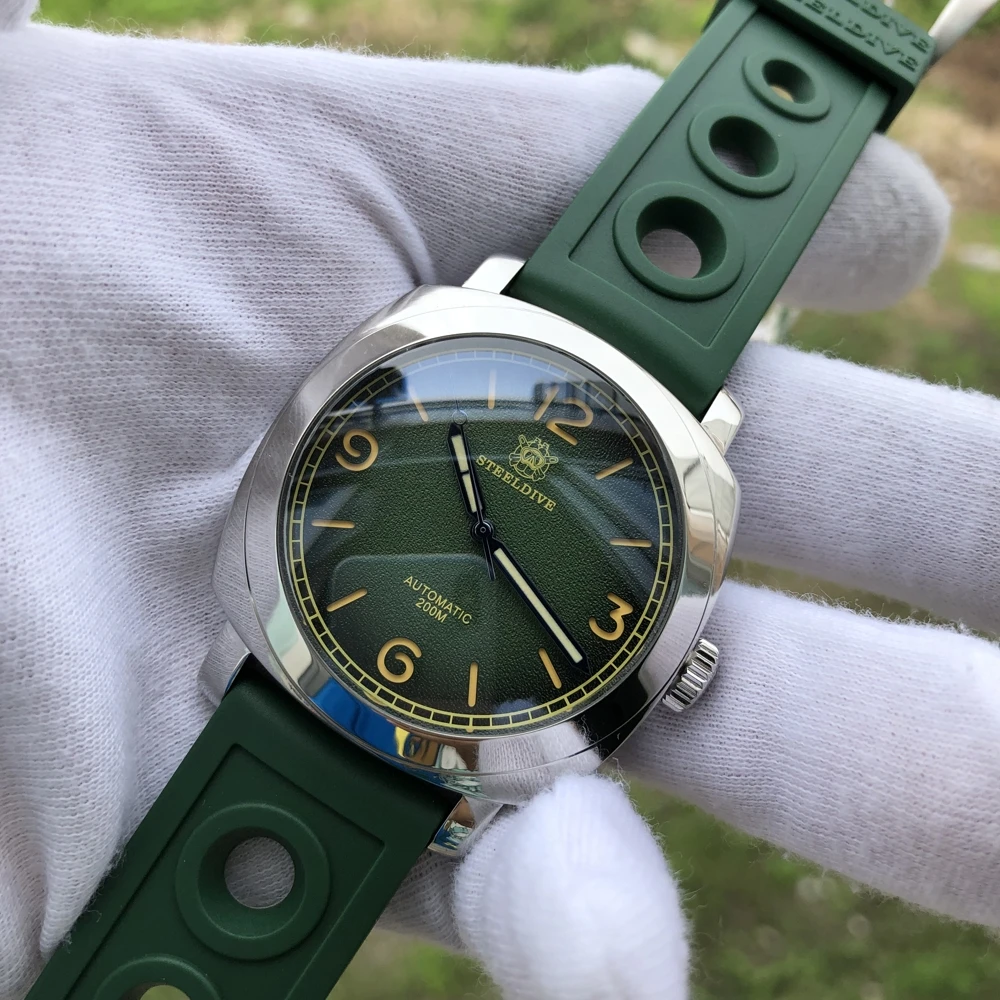 Стальные часы для дайвинга SD1938 мужские 200 м автоматические механические 316L