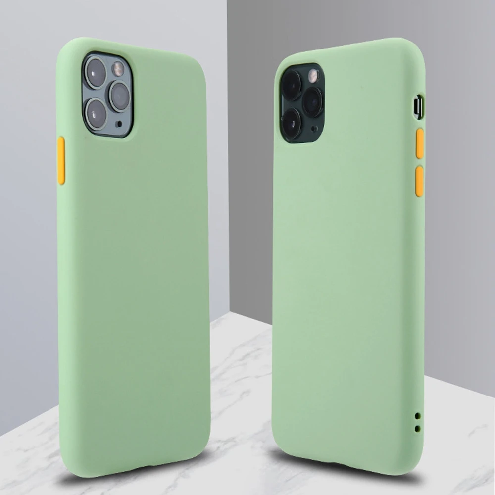 Чехол OTAO ярких цветов для iPhone 11 Pro Max XS X XR Ультратонкий Мягкий чехол s 7 8 6 6s Plus 9
