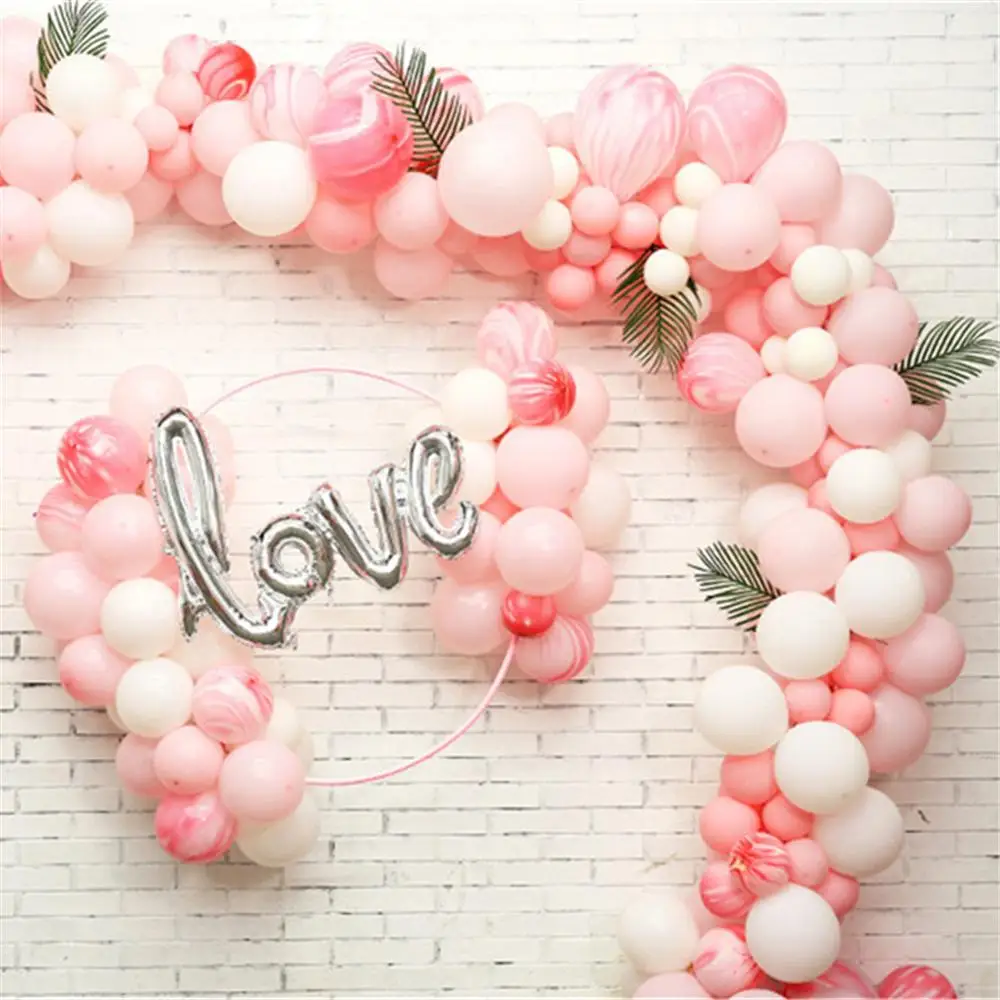 

5m Balloon Chain 110 Holes Balloon Accessories Wedding Birthday Party Decorations Fence Clips Backgrounds B36E