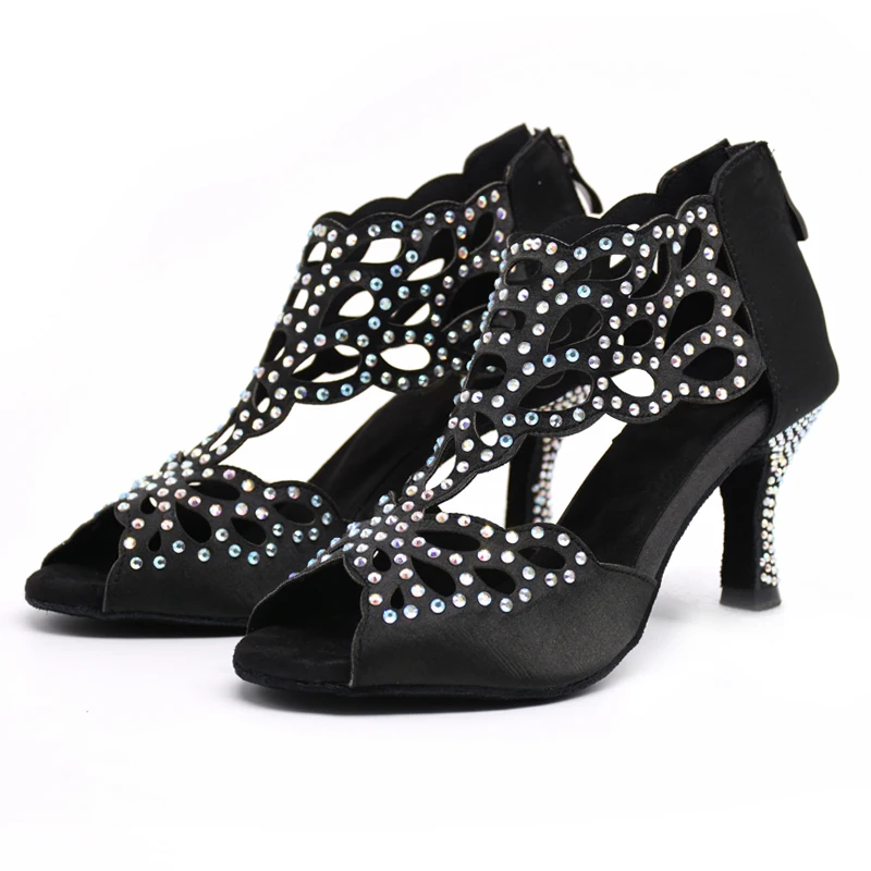 Обувь для латинских танцев Женская бальных Современная танцевальная обувь