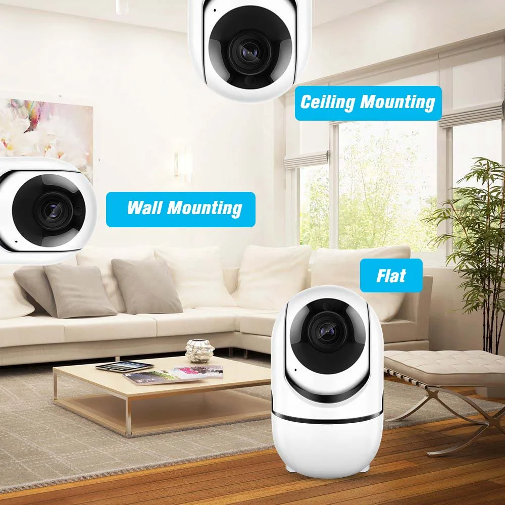 

WIFI Camera 1080P Wireless IP Camera Baby Monitor Motion Detection Tracking Voice Alarm P/T/Z Security 2 Way Audio Night Vision