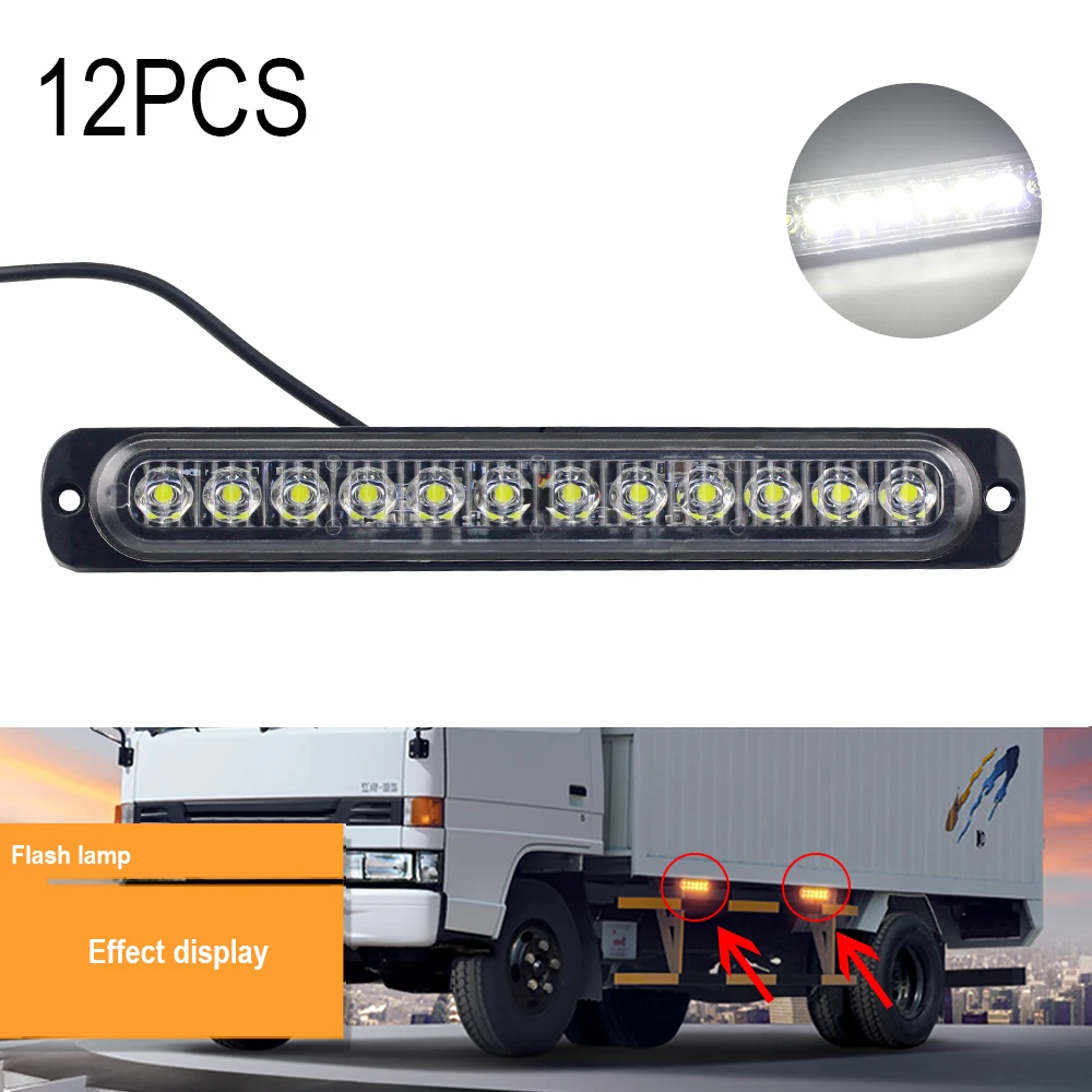 12x Автомобильная светотехника для грузовика световая полоса боковой лампы бар