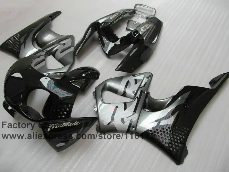 Комплект обтекателей для HONDA CBR 900RR 1992 1993 1994 1995 893RR 92 93 94 95 893 черно серые