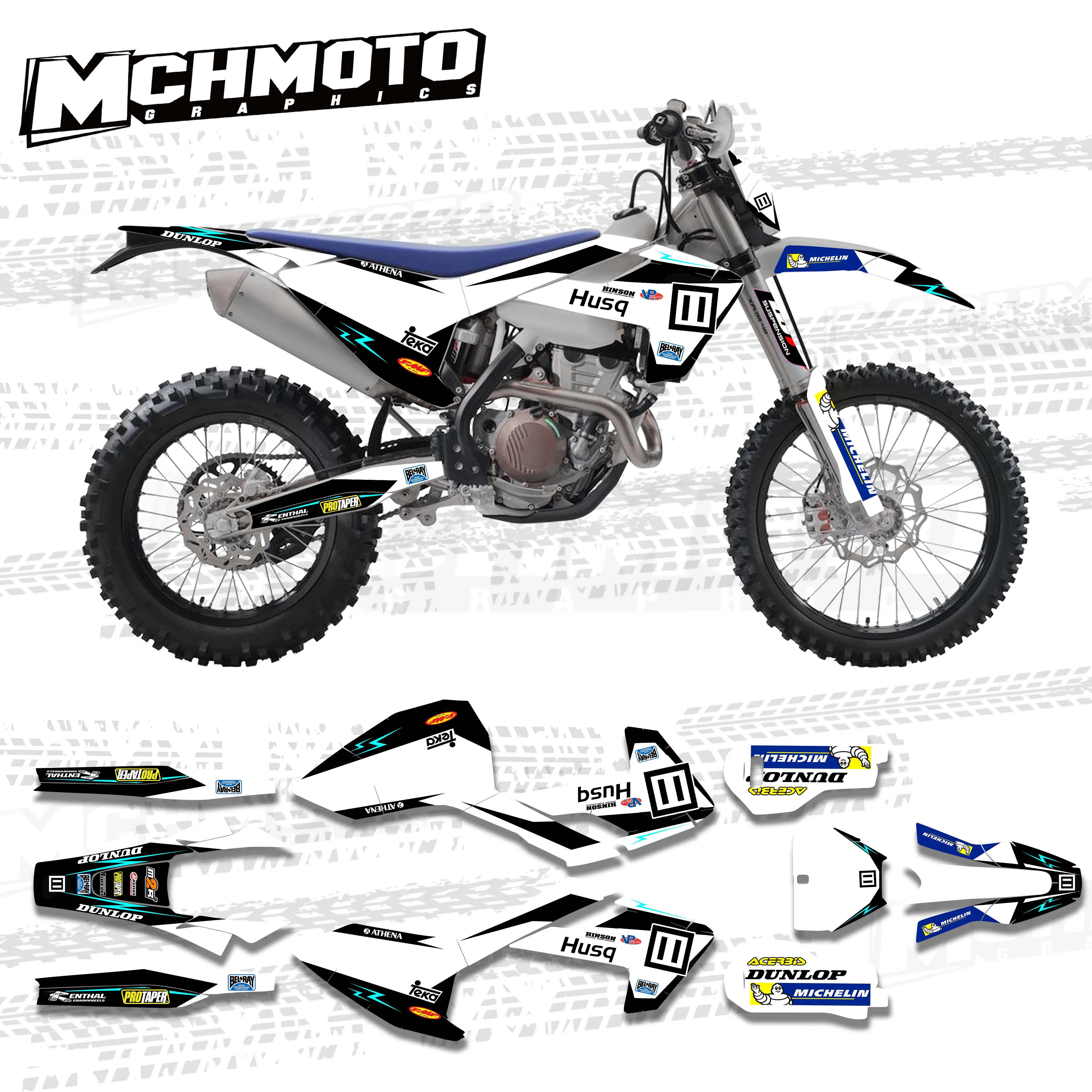 MCHMFG Motorcycle Team Graphic Decal & Sticker Kit DECO For Husqvarna TE FE TX 2017 - 2019 TC FC TX 2016 2018 125 150 200 250 35