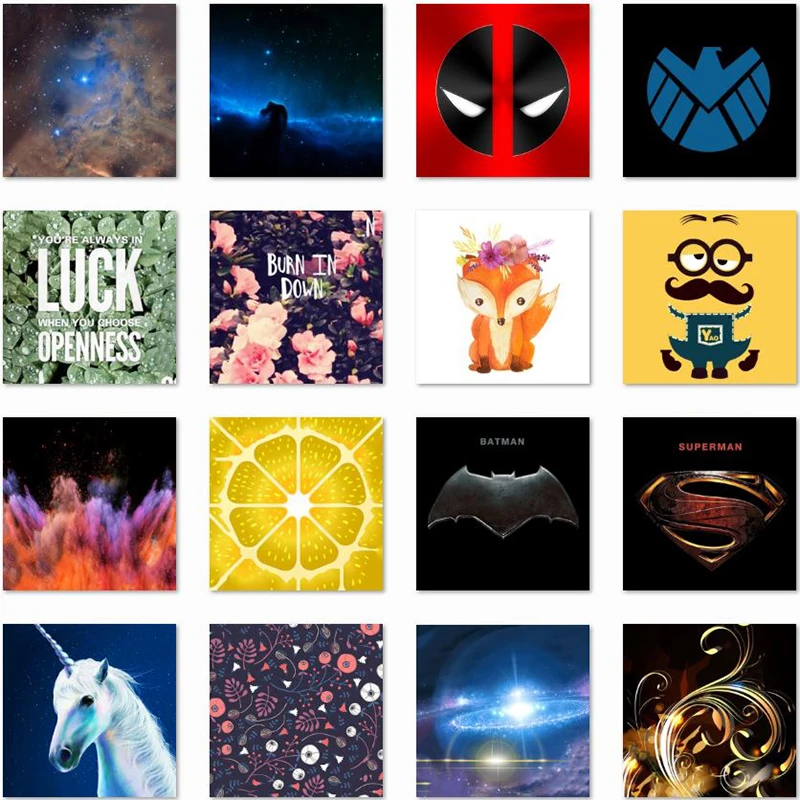 Держатель для мобильного телефона Marvel вращающийся Круглый цветной с рисунком