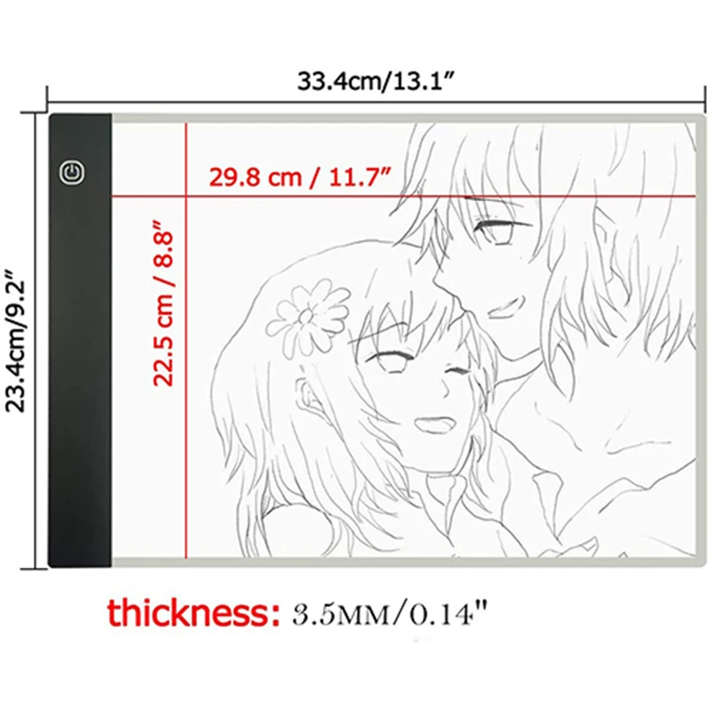 Планшет Elice A3 A4 A5 для рисования доска алмазной живописи USB планшет копирования