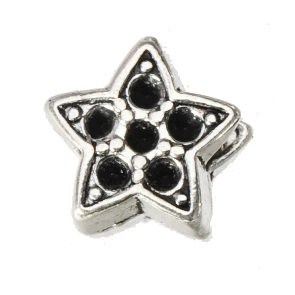 Бусины-звездочки 13 мм шнуры браслеты круглые большие отверстия сделай сам