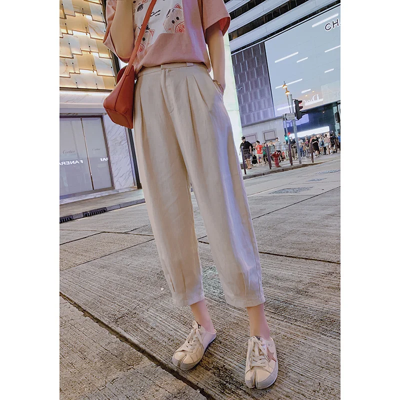 Женские широкие брюки Mishow повседневные свободные с высокой талией модель MX19B2591