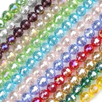 jhnby 96 faceted football austrian crystal beads 30pcs 10mm ab color round loose beads jewelry bracelet accessories making diy