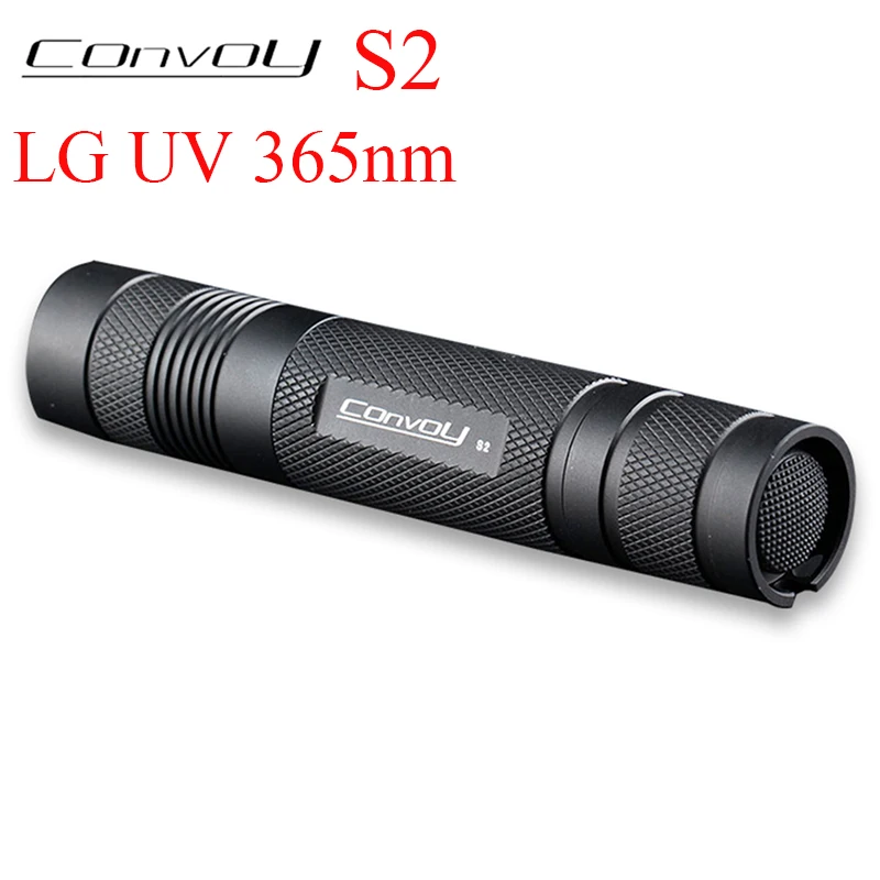 Ультрафиолетовый свет Convoy S2 LG UV 18650 нм светодиодный фонарь Zwb2 фильтр для