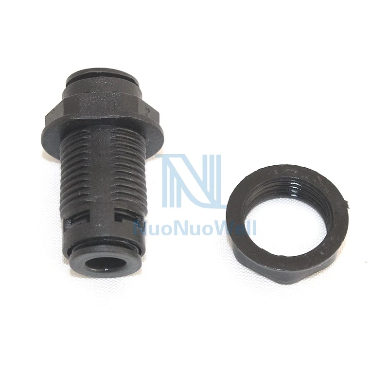NuoNuoWell 1/4 ''OD трубка черные перегородки соединители для рептилий аквариумов