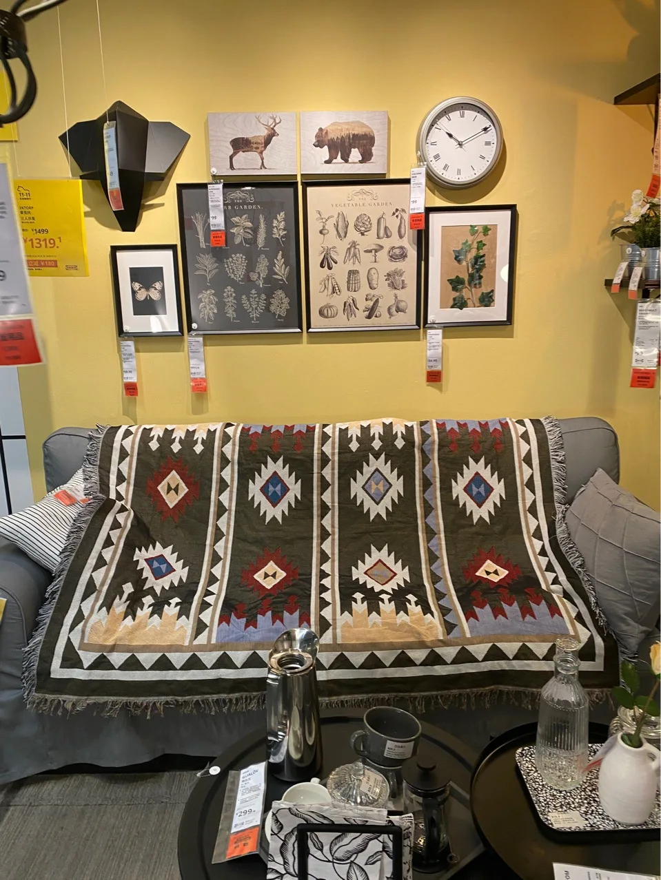 Boho Турции пледы Одеяло многофункциональный в виде геометрических фигур диван
