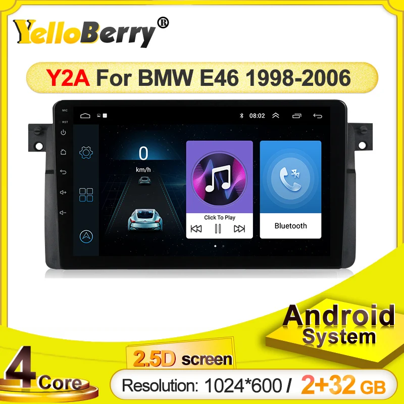 2 Din Android GPS навигация для BMW E46 M3 Rover 75 Coupe 318/320/325/330/335 автомобильное радио