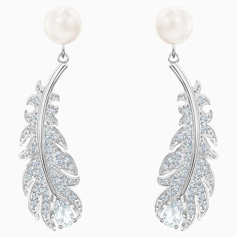 

SWA Fashion Jewelry 1:1, High Quality Charming Women's Exquisite Feather Bracelet