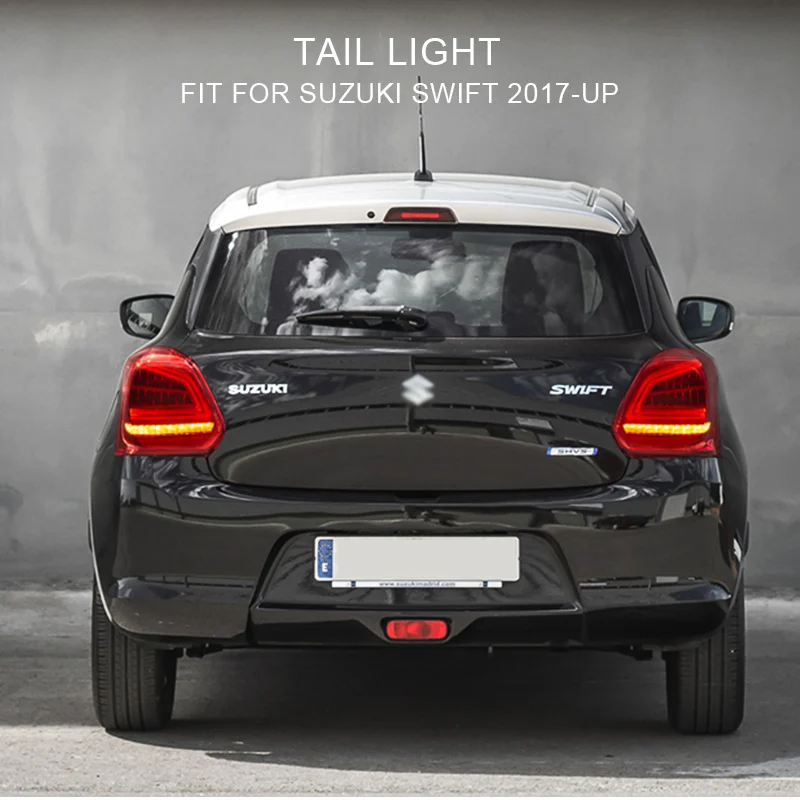 Светодиодный задний фонарь в сборе для Suzuki Swift 2017 2018 светодиодный свет обратный
