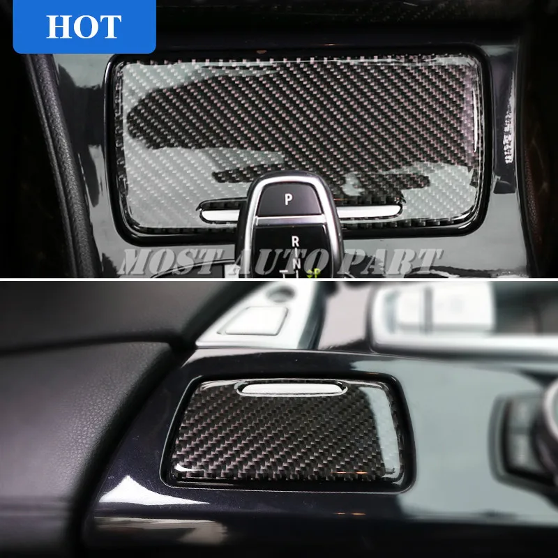 Углеродного волокна держатель стакана воды и крышка для пепельницы BMW 5 серия F10 F11
