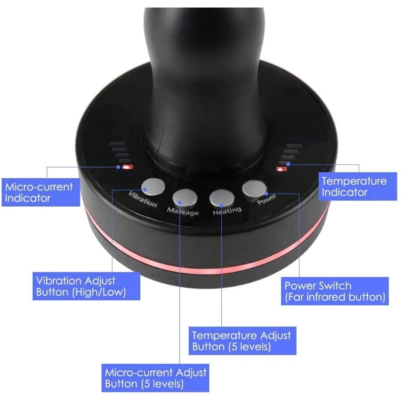 

Electric Meridian Brush Infrared Micro-Electric Heating Health Scraping Device 667D