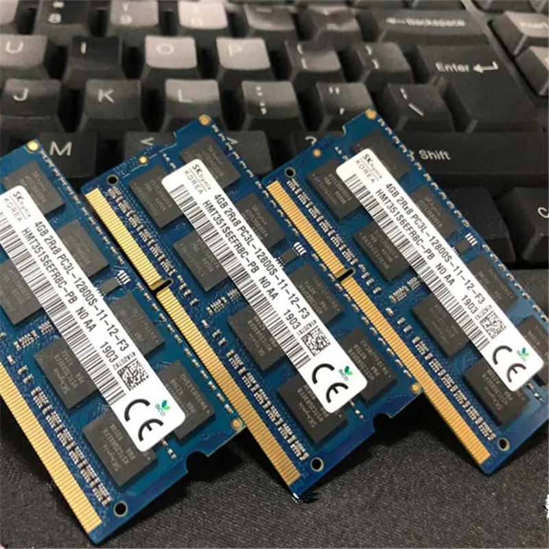 Память для ноутбука Sk hynix ddr3 rams 4 Гб 2Rx8 PC3L 12800S 11 1 35 в DDR3 1600 МГц память