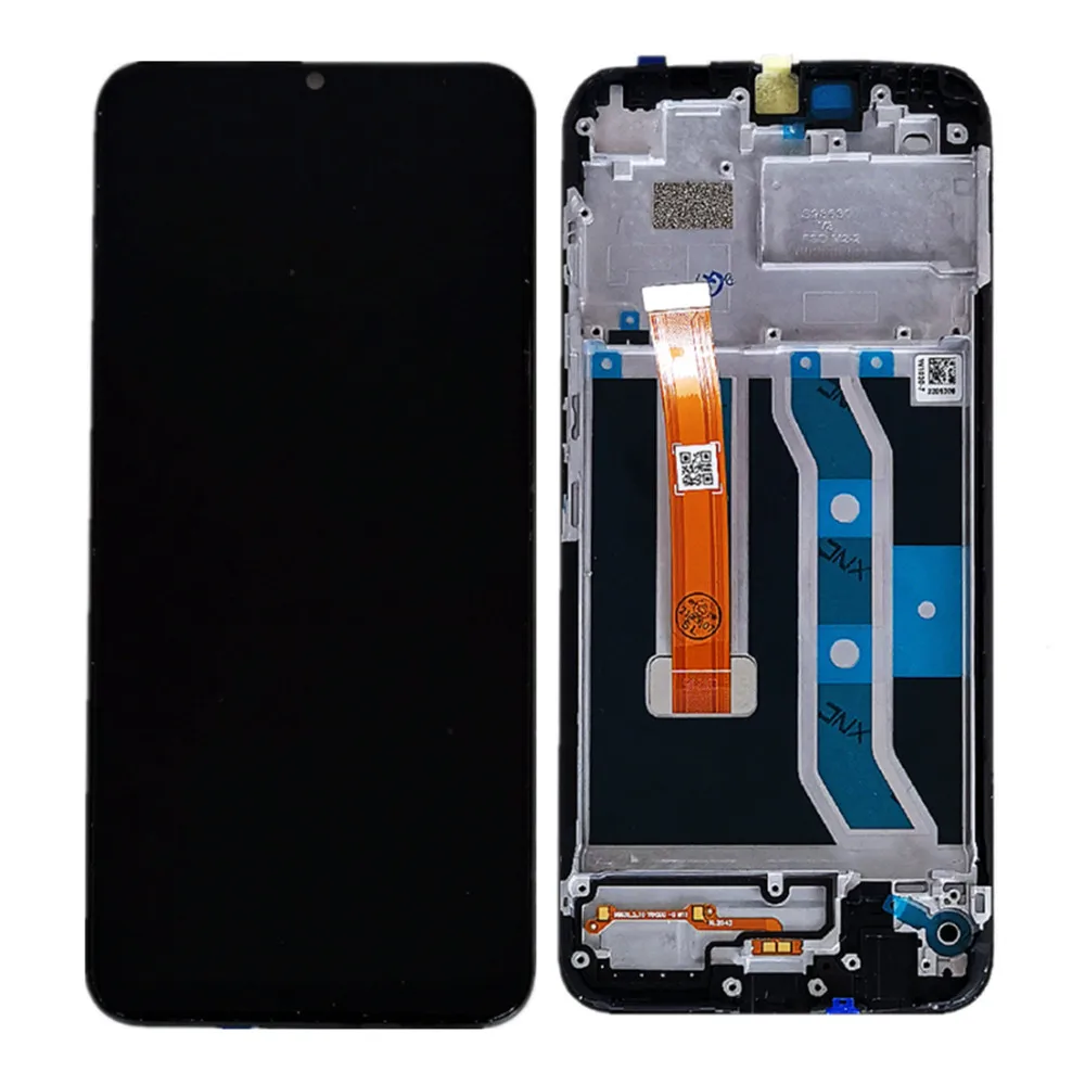 6 5 for oppo realme c11 rmx2185 lcd display screen touch screen digitizer frame for oppo realme c15 rmx2180 c12 rmx2189 lcd free global shipping