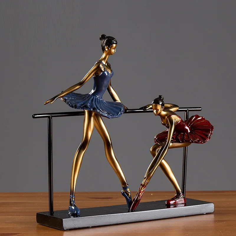 Статуэтка абстрактной балерины статуэтка из смолы ремесло украшение для дома
