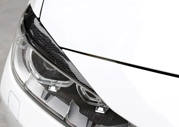 L стиль натуральное углеродное волокно для бровей век BMW F30 3 Series 320i 328i 335i 2012up