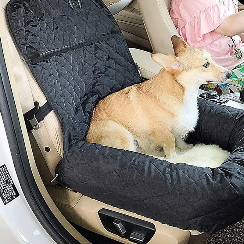 Автокресло для собак-2 в 1: чехол на сиденье автомобиля питомца Водонепроницаемый