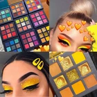 Палетка неоновых теней BEAUTY GLAZED для век, голографическая блестящая матовые блестящие пигментные тени для век, Палетка металлик, Алмазный макияж