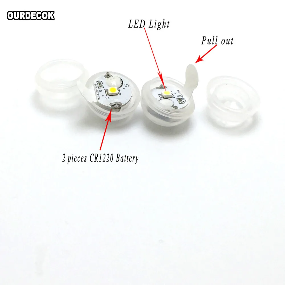 Светодиодные огни для фестиваля вечеринки 60 шт./лот водонепроницаемые жемчужные