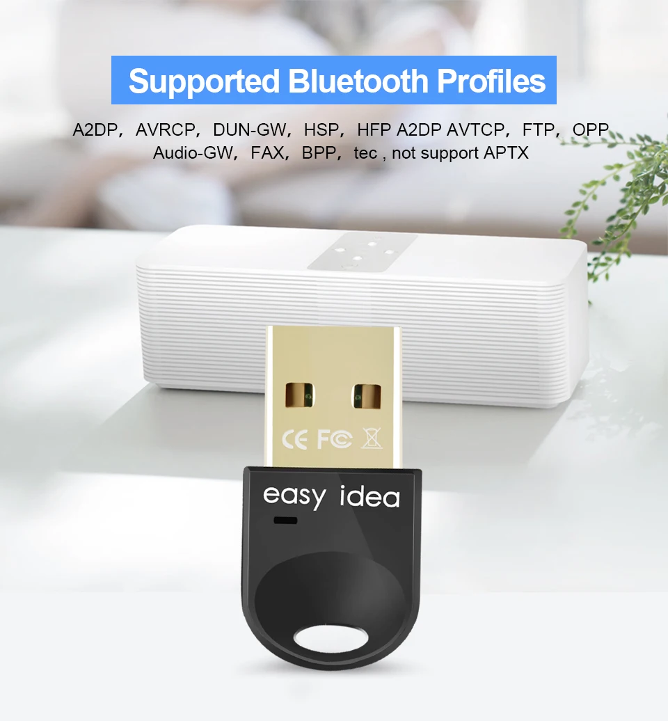 USB Bluetooth адаптер беспроводной Bluetooth ключ для компьютера PC 4,0 Blutooth адаптер микро Bluetooth приемник музыкальный передатчик