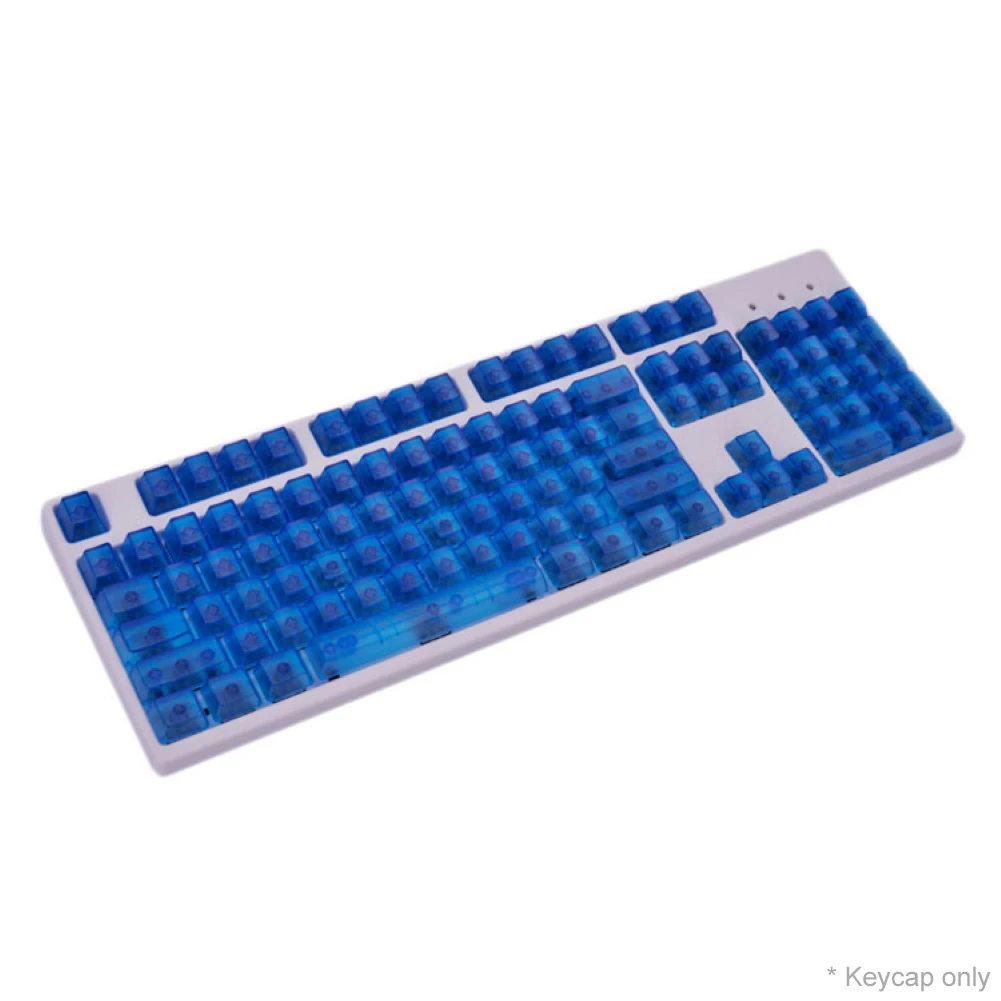 

104Pcs/Set Universal Stylish Clear Mechanical Keyboard Key Caps Replacement