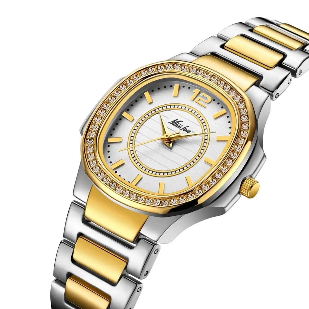 Женские часы 2020 модные Geneva дизайнерские кварцевые женские часы Топ люксовый бренд алмаз relogio золотые наручные часы Подарки для женщин