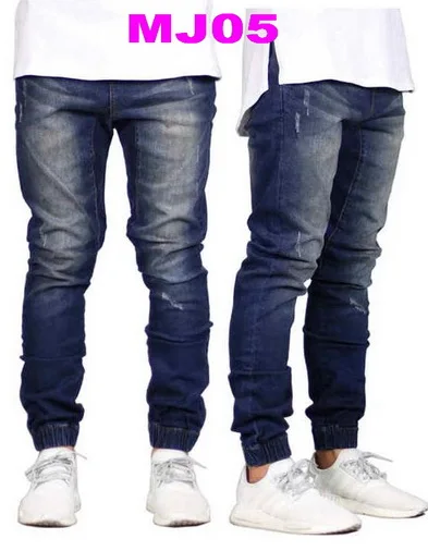 Men Skinny Jeans Stretch Ripped Pants Streetwear Men Denim Pant Biker Jeans With Splashed Holes Multiple Styles Jeans