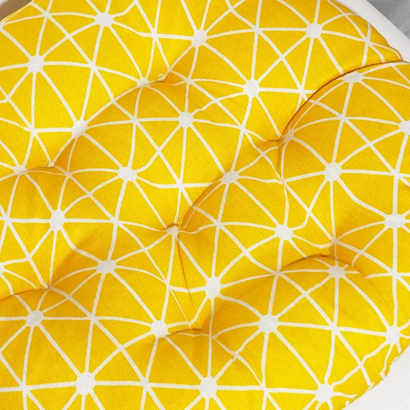 Утолщенная круглая подушка мягкая футоновая для кресла домашнего декора