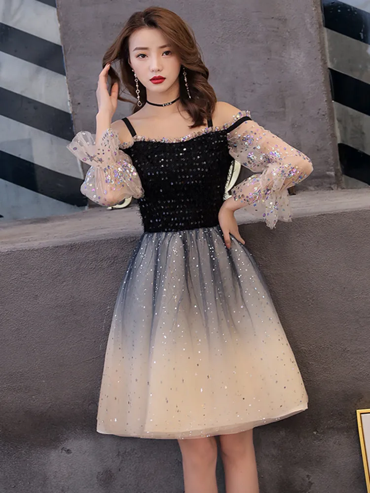 

XUXI Short Was Thin Temperament 2020 Women New Summer Sexy Dress Tassel Vintage Sequins Bodycon Ladies Dresses FZ1357