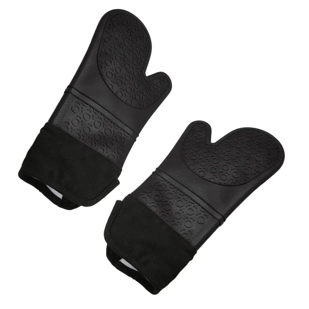 

Водонепроницаемая Нескользящая силиконовая перчатка, плотная термоизоляционная перчатка для микроволновой печи, противоожоговая перчатка для выпечки