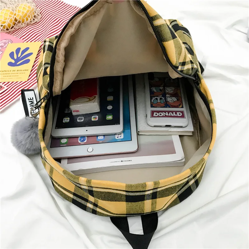 2019 Для женщин туфли с сетчатым узором рюкзак из текстиля стильный школьный для