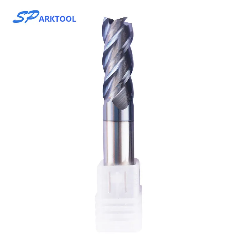 Твердосплавная Концевая фреза HRC58 инструмент для резки вольфрамовой стали с